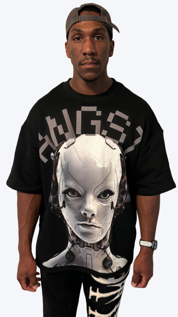 Angst Robot Sweatshirt (Black)